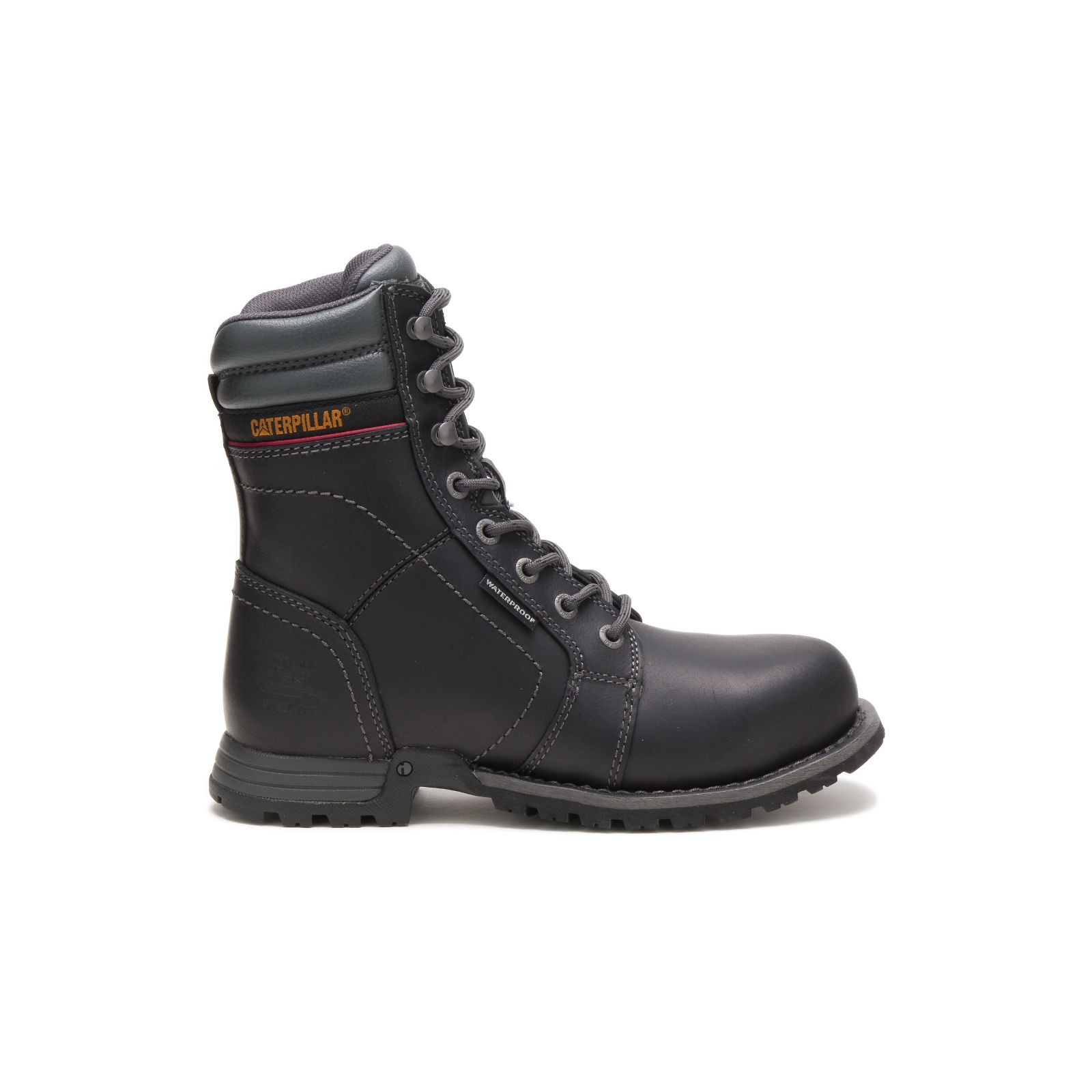 Caterpillar Echo Waterproof Steel Toe - Womens Work Boots - Black - NZ (132MNUIZE)